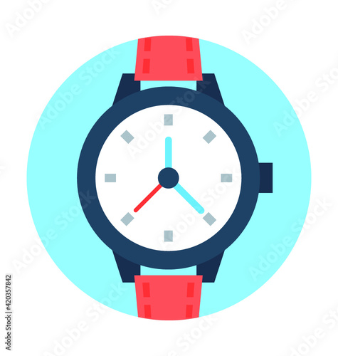 Wristwatch Vector Icon