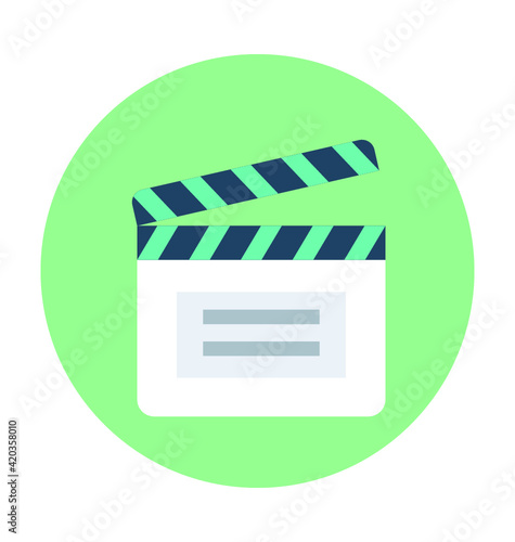 Clapperboard Vector Icon