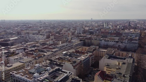 Wallpaper Mural Above the rooftops of Berlin. Amazing drone footage Torontodigital.ca