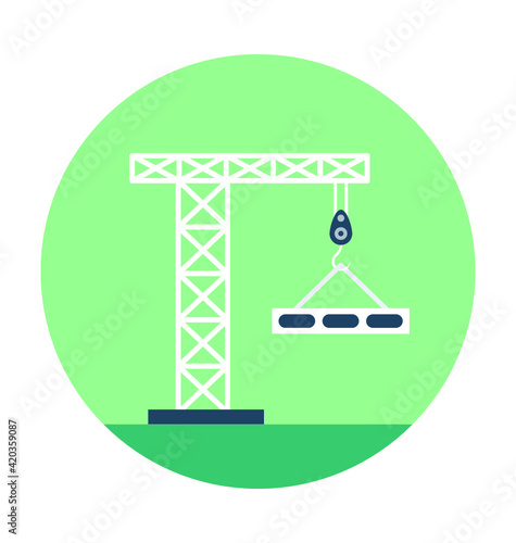 Crane Vector Icon