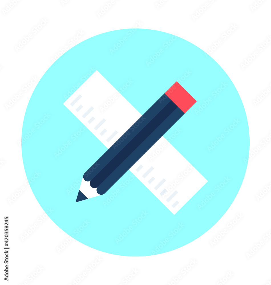 Geometry Tools Vector Icon Geometry Tools Vector Icon