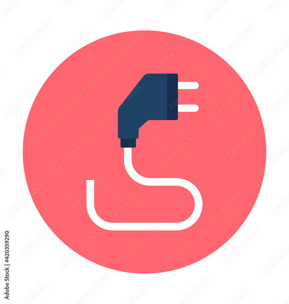 Plug Vector Icon Plug Vector Icon
