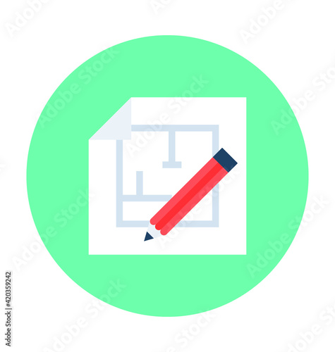 House Plan Vector Icon