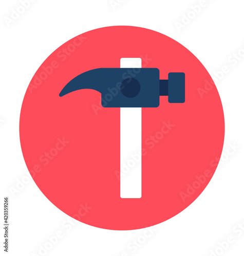 Hammer Vector Icon 