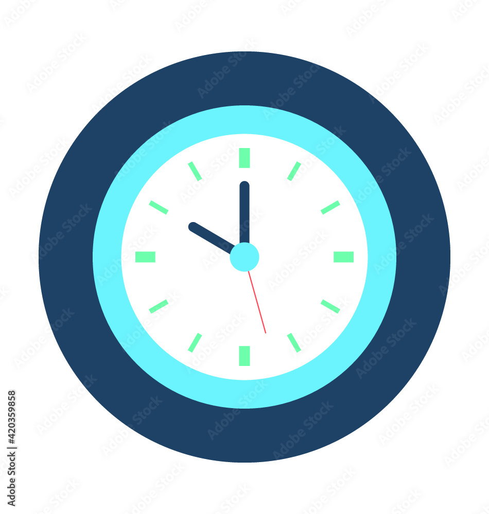 Clock Vector Icon Clock Vector Icon