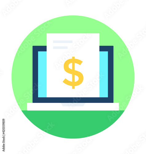 Online Work Vector Icon