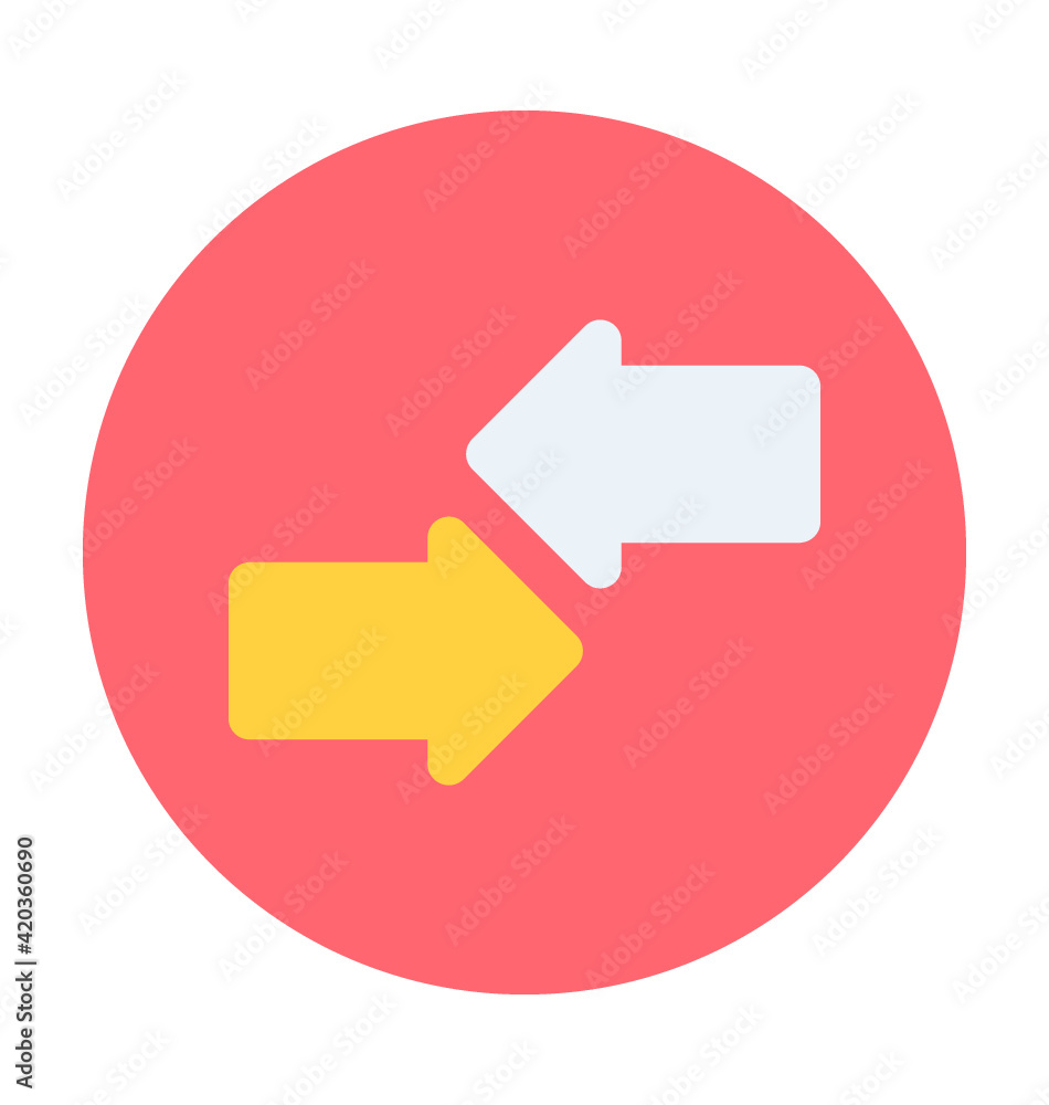 Data Sharing Vector Icon Data Sharing Vector Icon