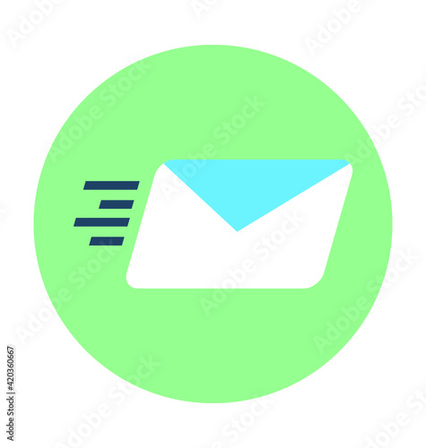 Sending Mail Vector Icon