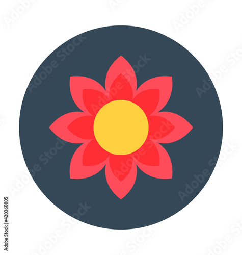 Sunflower Vector Icon