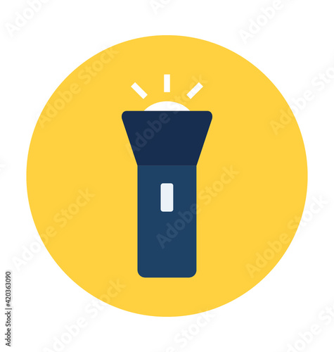 Torch Vector Icon