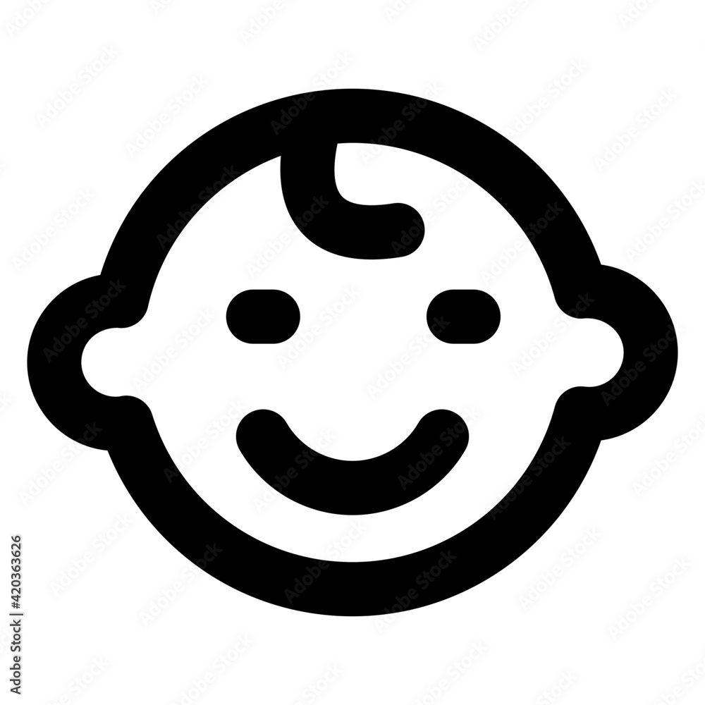 A new born baby, neonate icon in filled design
A new born baby, neonate icon in filled design