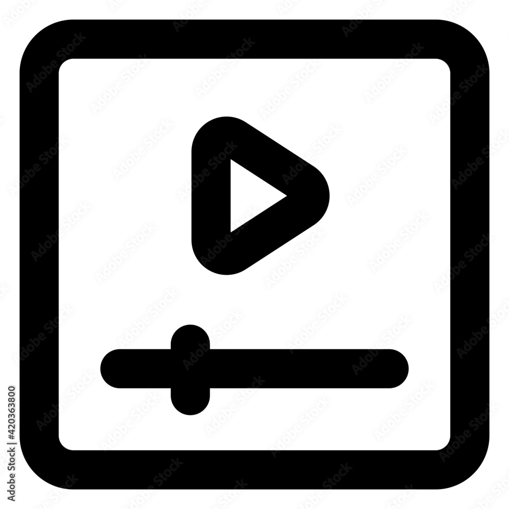 An icon design of online video, editable vector
An icon design of online video, editable vector