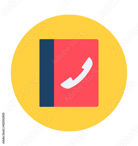 Phonebook Vector Icon