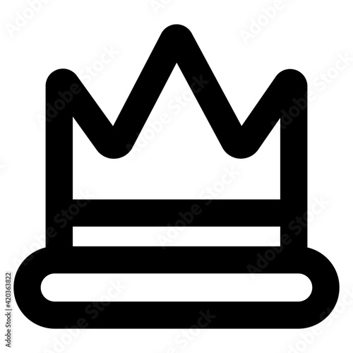 
Modern design of crown, ornamental headdress 

