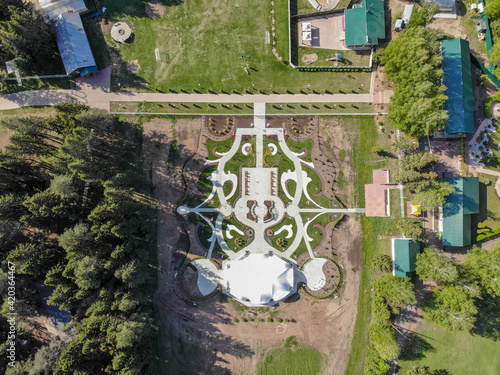Aerial view of Poroshino (Kirov, Russia)