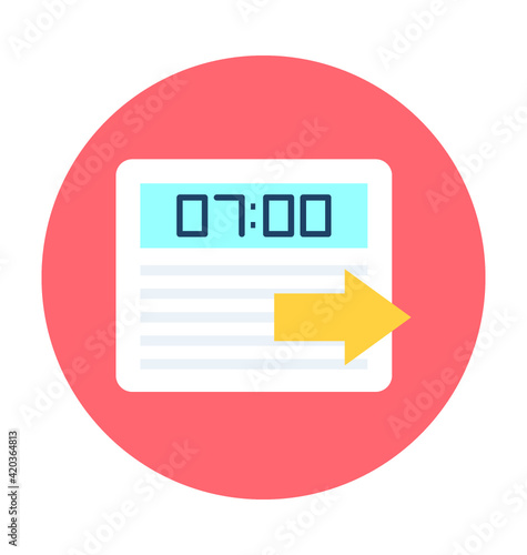 Timeout Vector Icon