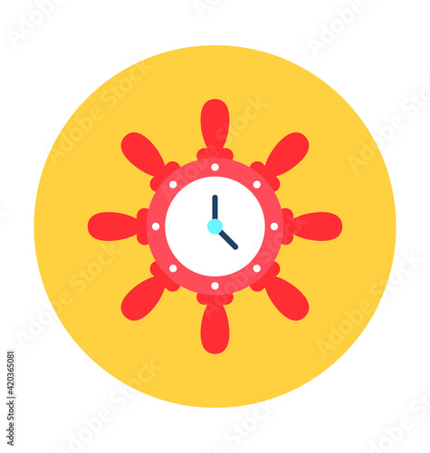 Clock Vector Icon