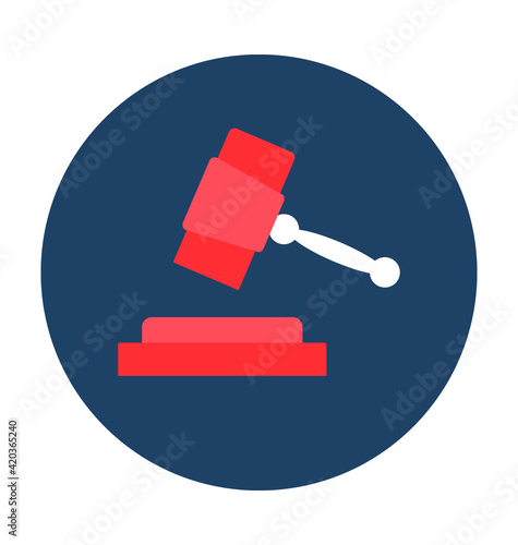 Auction Vector Icon