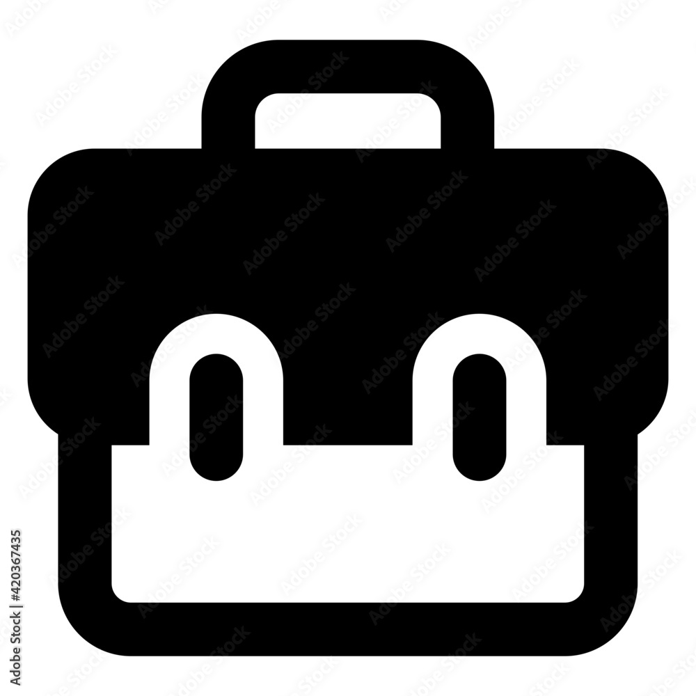 Modern style icon of bage, briefcase vector
Modern style icon of bage, briefcase vector