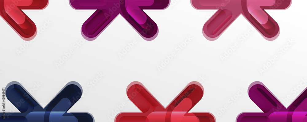 Abstract glossy crosses background for business or technology presentations, internet posters or web brochure covers Abstract glossy crosses background for business or technology presentations, internet posters or web brochure covers