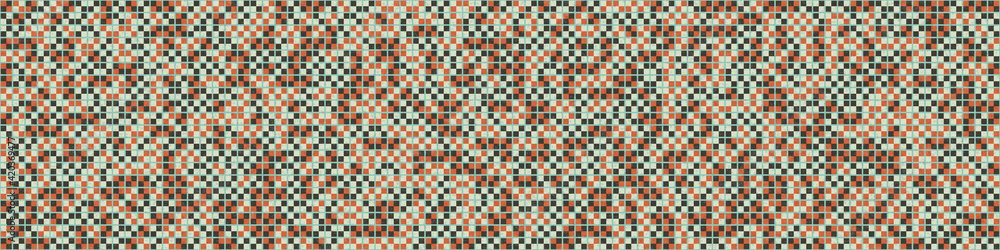 Fototapeta premium Abstract Geometric Pattern generative computational art illustration