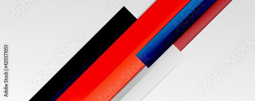 Free Download Color abstract lines trendy geometric background for business or technology presentation, internet poster or web brochure cover, wallpaper - GFXLoad