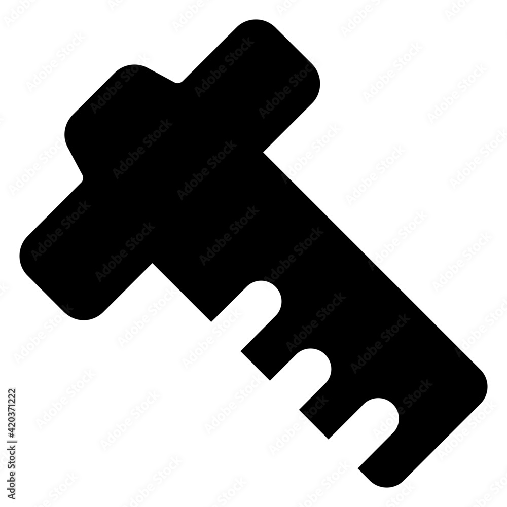 Icon of t scale, measuring tool in filled style
Icon of t scale, measuring tool in filled style
