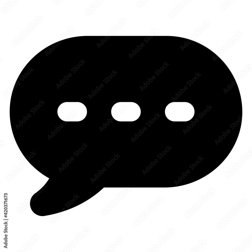 Modern style of typing message icon
Modern style of typing message icon