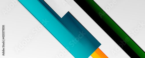 Free Download Color abstract lines trendy geometric background for business or technology presentation, internet poster or web brochure cover, wallpaper - GFXLoad