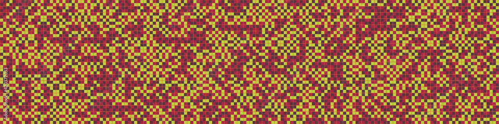 Fototapeta premium Abstract Geometric Pattern generative computational art illustration