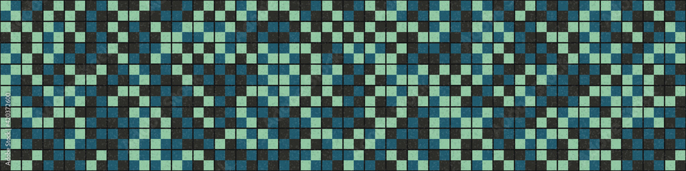 Fototapeta premium Abstract Geometric Pattern generative computational art illustration