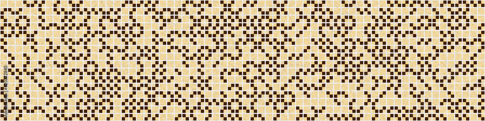 Fototapeta premium Abstract Geometric Pattern generative computational art illustration