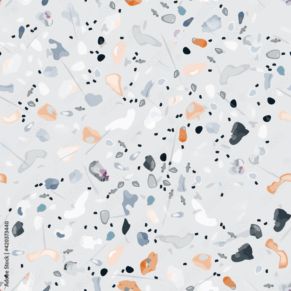 Terrazzo Texture Vector. Flooring Seamless Pattern Terrazzo Texture Vector. Flooring Seamless Pattern