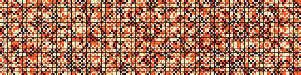 Fototapeta premium Abstract Geometric Pattern generative computational art illustration