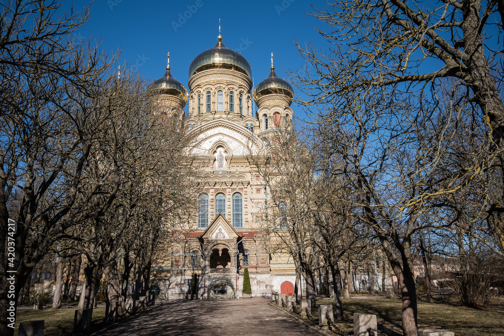 St. Nicholas Orthodox Sea Cathedral in Liepaja, Latvia