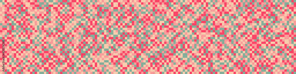 Fototapeta premium Abstract Geometric Pattern generative computational art illustration