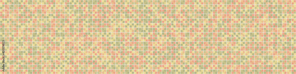 Fototapeta premium Abstract Geometric Pattern generative computational art illustration