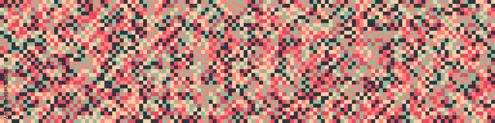 Fototapeta premium Abstract Geometric Pattern generative computational art illustration