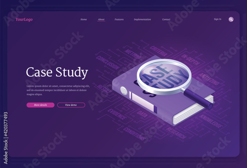 Case study, research business information