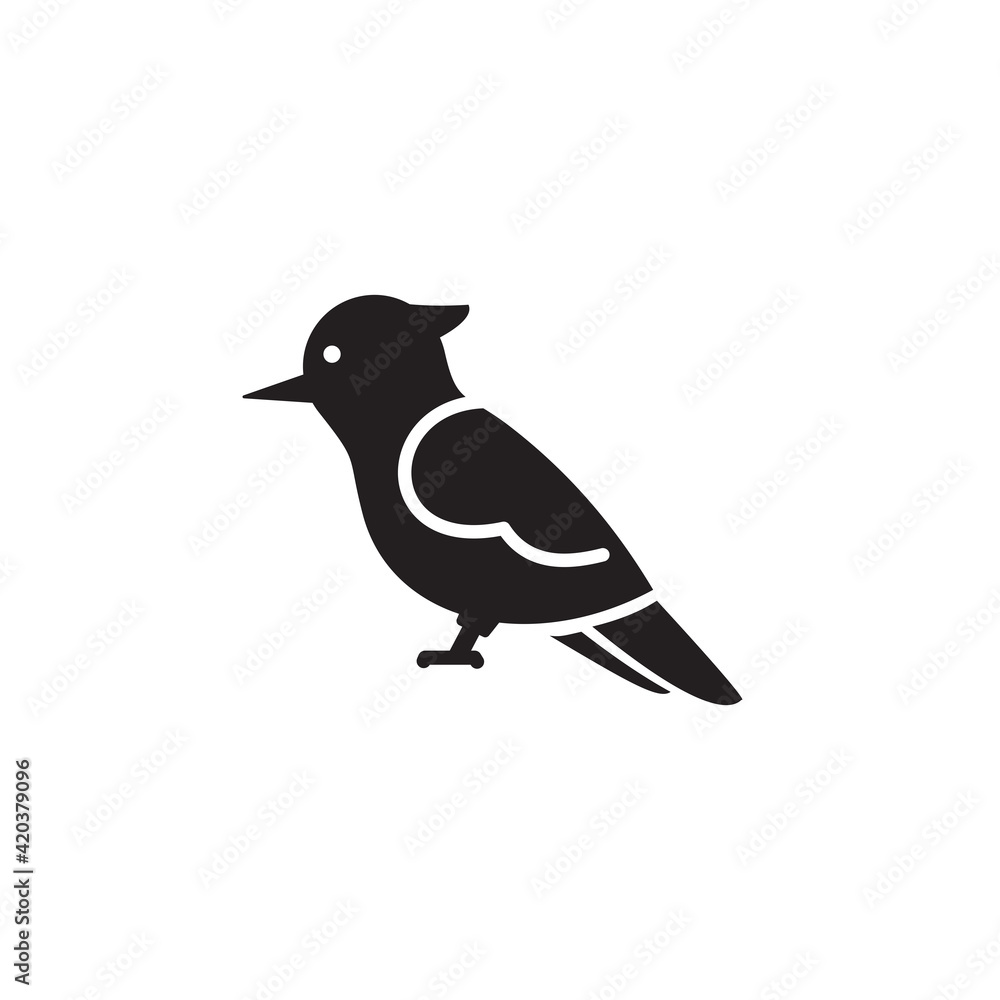 Obraz premium dove icon symbol sign vector