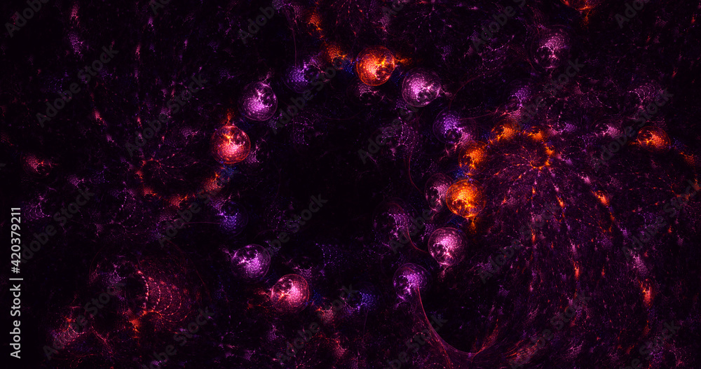 3D rendering abstract round light background
3D rendering abstract round light background
