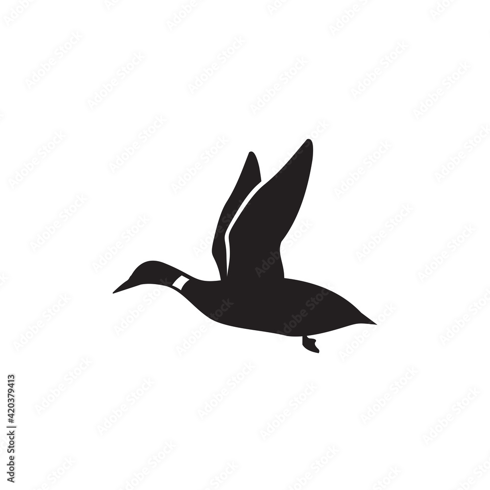 Obraz premium duck icon symbol sign vector