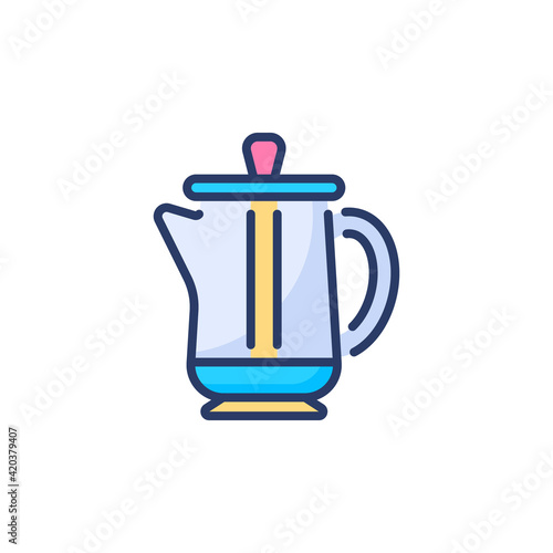 Percolator icon in vector. Logotype