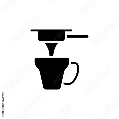 Espresso icon in vector. Logotype