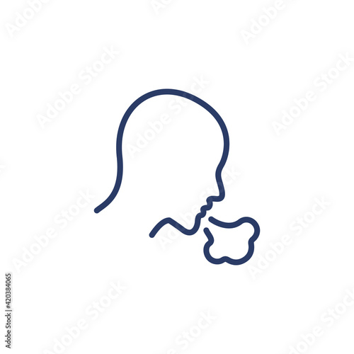 Food Poisoning icon in vector. Logotype