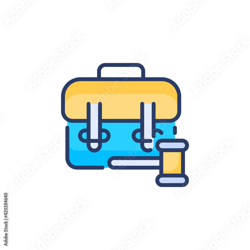 Employment Law icon in vector. Logotype