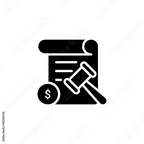 Bail icon in vector. Logotype