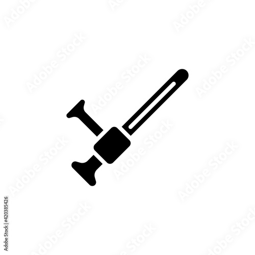 Nightstick icon in vector. Logotype