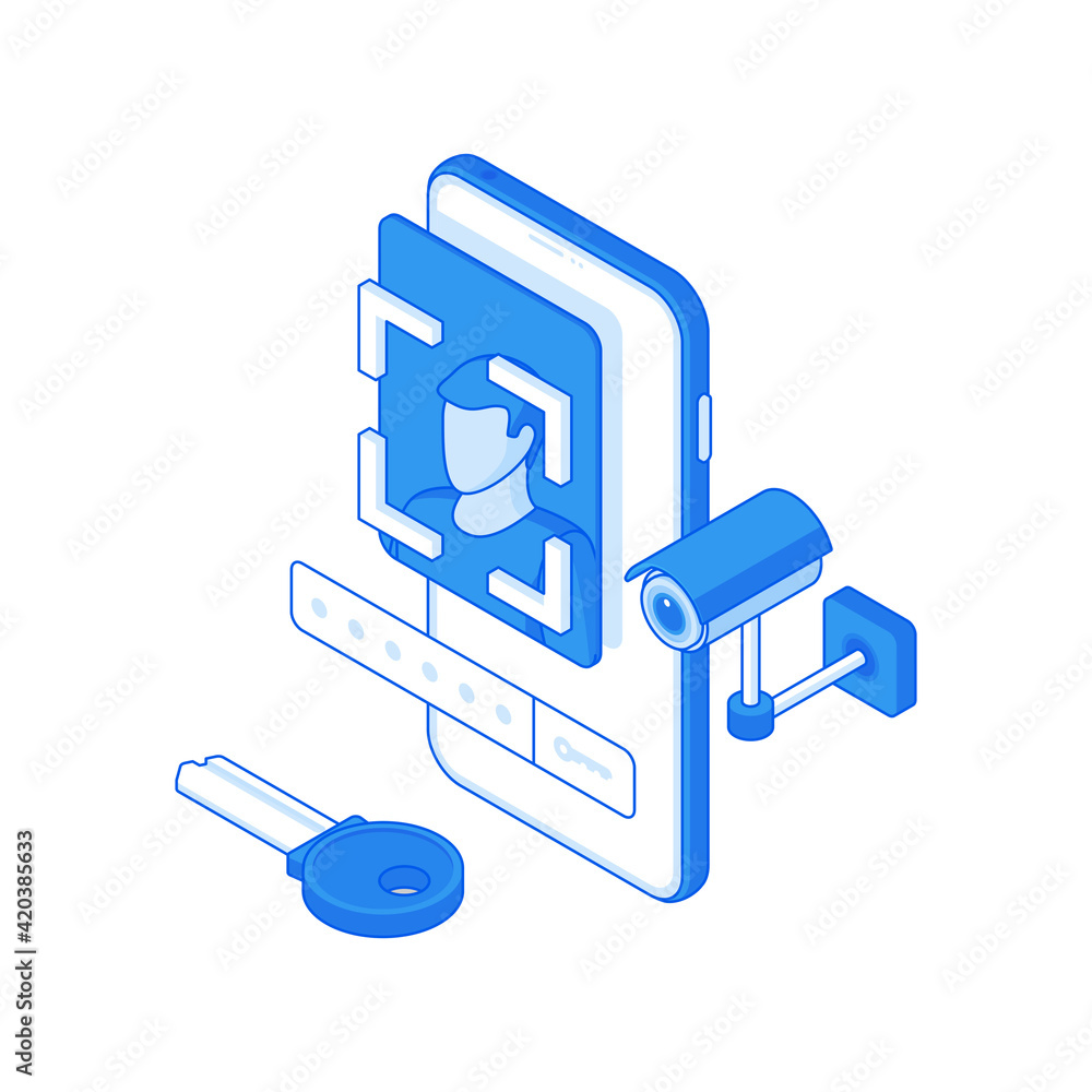 Secured personal account on modern mobile phone Secured personal account on modern mobile phone