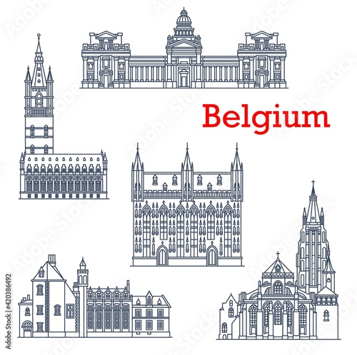 Belgium architecture landmarks, Bruges cathedrals